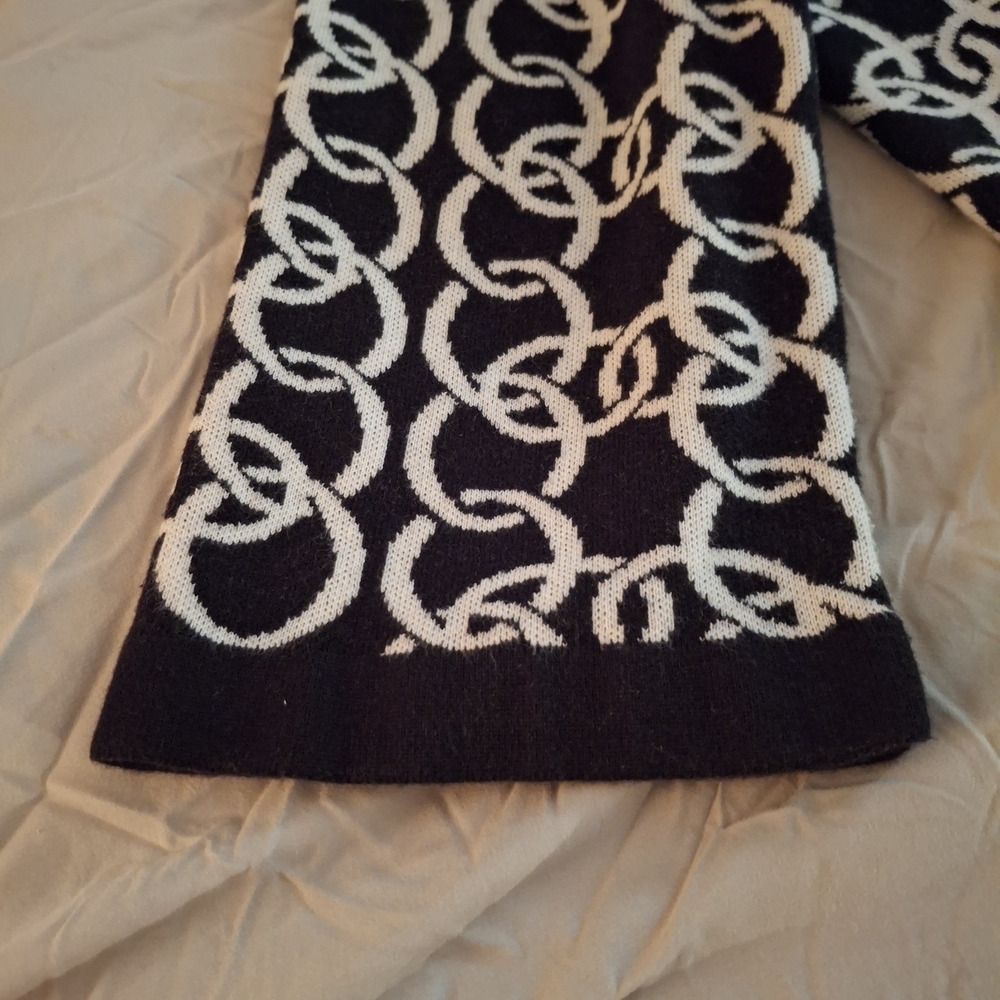 Christopher & Banks Women's Monochrome Knit Cardigan - Picture 5 of 10